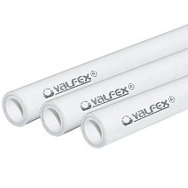 Трубы ПП SDR 6 DN 20-75 PN 25 армированные алюминием внутри белые Valfex купить в Самаре | "Проконсим"