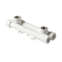 Комплект универсальный настенный ПП 20-1/2'' PN 25 с внутренней резьбой белый Pro Aqua PA60008 купить в Самаре | "Проконсим"