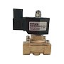 Соленоидный клапан Artorq SK DN 40 PN 10 латунный G-1 1/2'' нормально закрытый AC220В NBR до 80гр.