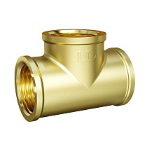 Тройники латунные DN 15-50 PN 40 муфта-муфта-муфта LD Pride купить в Самаре | "Проконсим"
