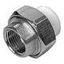 Муфта комбинированная ПП 75-21/2'' PN 25 разъёмная с внутренней резьбой белая РТП 22675