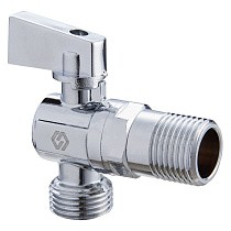 Краны латунные шаровые угловые MVI BV.463 DN 15-15 PN 10 штуцер бабочка купить в Самаре | "Проконсим"