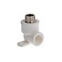 Угольник установочный ПП 20-1/2'' с наружной резьбой белый Политэк купить в Самаре | "Проконсим"