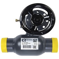 Краны стальные шаровые регулирующие DN 65-600 PN 25 цельносварные приварные с редуктором RJIP-WW РИДАН купить в Самаре | "Проконсим"