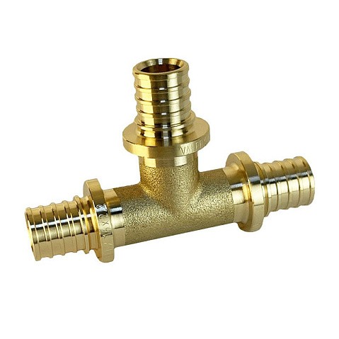 Тройники латунные для PEX труб DN 16-20 PN 16 под надвижную гильзу переходные Valfex VF.431.AF купить в Самаре | "Проконсим" Тройники латунные для PEX труб DN 16-20 PN 16 под надвижную гильзу переходные Valfex VF.431.AF купить в Самаре | "Проконсим"