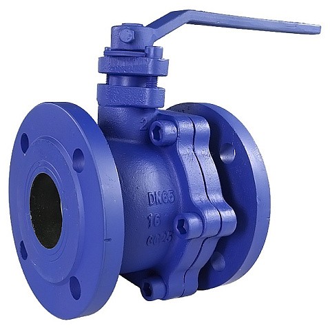 Кран шаровой полнопроходной DN 150 PN 16 чугунный фланцевый 350мм уплотнение PTFE с рукояткой РИДАН 082X4810R купить в Самаре | "Проконсим"