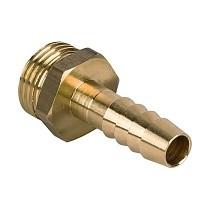 Штуцер латунный DN 15 PN 40 НР1/2'' с ершом под шланг d14мм прямой купить в Самаре | "Проконсим"