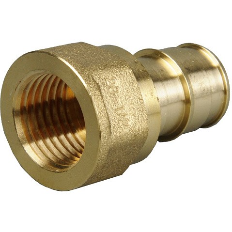 Муфта латунная для PEX труб 16-1/2'' PN 10 OP под надвижную гильзу с внутренней резьбой ONE PLUS купить в Самаре | "Проконсим"