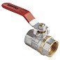 Кран латунный шаровой MVI AquaHit BV.311.04 DN 40 PN 25 рычаг муфта-муфта полнопроходной никелированный купить в Самаре | "Проконсим"
