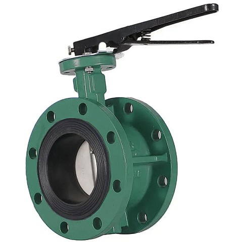 Затворы чугунные дисковые DN 50-150 PN 16 фланцевые с диском из нержавеющей стали рычаг GALA Тип.2123-G купить в Самаре | "Проконсим"