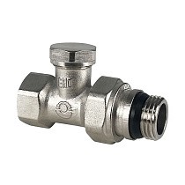 Клапан для радиаторов VALFEX VF.020.NN, PN-10, прямой с дополнительным уплотнением, настроечный купить в Самаре | "Проконсим"