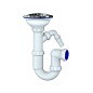 Сифон для мойки Unicorn Y432V, 3 1/2'' х40 без отвода, чаша из нержавеющей стали с отводом для стиральной машины купить в Самаре | "Проконсим"