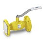 Кран стальной шаровый Temper DN 100, PN 16, 350мм, газовый, полнопроходной, фланцевый+ISO